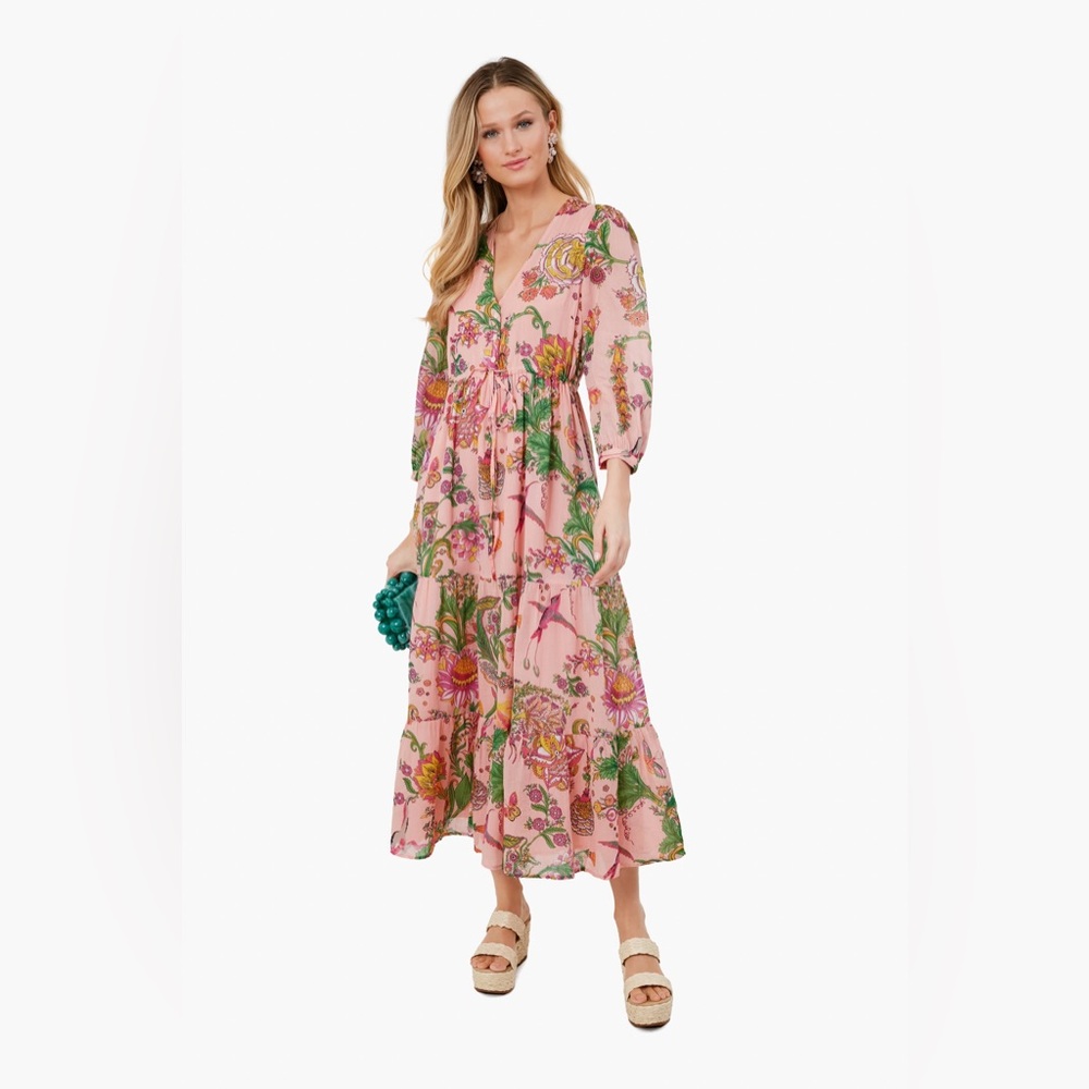 Banjanan Pyschedelia Rosette Castor Dress